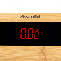 Весы напольные электронные 28*28*3,2cm Kamille 7113