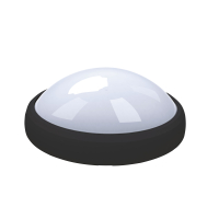 Потолочный светодиодный влагозащищенный светильник Uniel ULW-R03-8W/NW IP65 BLACK (11135)