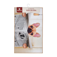 Коврик влаговпитывающий ''Velur SPA'' 50*80 см ''Свежая пресса'' VORTEX 24288