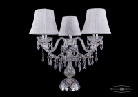 1403L/3/141-39/Ni/SH41-160 Настольная лампа Bohemia Ivele Crystal