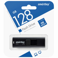 Флеш-диск 128 GB SMARTBUY Fashion USB 3.0, черный, SB128GB3FSK (513916)