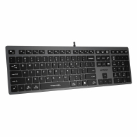 Клавиатура проводная A4TECH Fstyler FX50, USB, 109 кнопок, серая, 1624628 (513918)