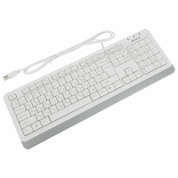 Клавиатура проводная A4TECH Fstyler FK10, USB, 104 кнопки, белая, 1147536 (513919)