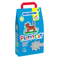 PrettyCat наполнитель глиняный впитывающий с део-кристаллами "Aroma Fruit" 2 кг (4 л) (620062)