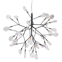 Подвесная люстра Crystal Lux Evita SP36 BLACK/TRANSPARENT (1690/236)
