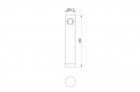 Магнитный LED светильник 5W 3000К для модульной системы Jet Donolux DL20236M5W1 Black Bronze