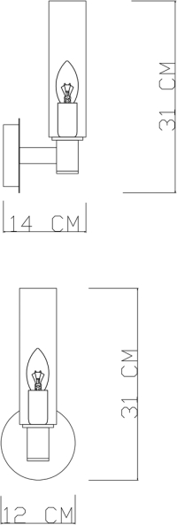 Бра Divinare Barolo 2654/17 AP-1