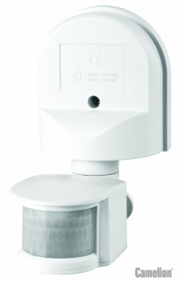 Инфракрасный датчик движения 1200W 12м 180° IP44 Camelion LX-16C/Wh (6450)