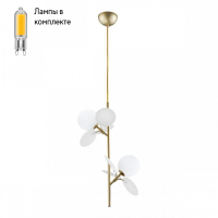 Светильник подвесной с Led лампочками в комплекте LOFT IT 10008/2P white+Lamps