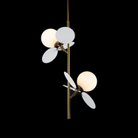 Светильник подвесной с Led лампочками в комплекте LOFT IT 10008/2P white+Lamps