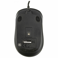 Мышь проводная A4TECH Fstyler FM10, USB, 3 кнопки+1 колесо-кнопка, оптическая, черная, 1147673 (513923)