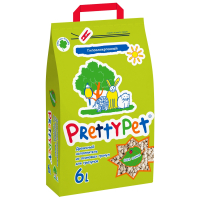 PrettyCat наполнитель для грызунов и птиц ОСИНОВЫЙ 6 л (2 кг) (620383)