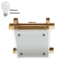 Потолочный светильник с лампочкой Arte lamp A6460PL-1BR+Lamps