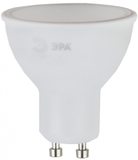 Лампа светодиодная ЭРА GU10 6W 2700K матовая LED MR16-6W-827-GU10 Б0020543
