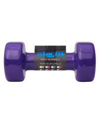 Гантель виниловая STARFIT DB-101 4 кг, фиолетовый. Starfit (ЦБ-00001451)