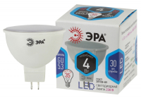 Лампа светодиодная ЭРА GU5.3 4W 4000K матовая LED MR16-4W-840-GU5.3 Б0017747