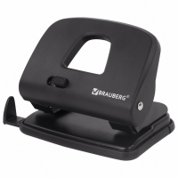 Дырокол BRAUBERG "SX-20", до 20 листов, черный, 229694 (229694)