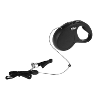 flexi рулетка New Classic S (до 12 кг) 5 м трос черная 22528