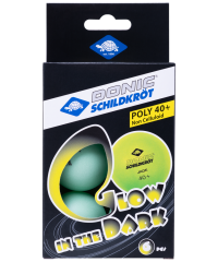 Мяч для настольного тенниса Glow in the dark, 6 шт. 4000885085075