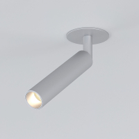 Встраиваемый светодиодный спот Elektrostandard Diffe 25027/Led серебряный (a058213)