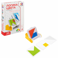 Настольная логическая игра IQ ТРЕНИНГ "Логика цвета", 1TOY, Т25560 (665737)