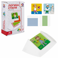Настольная логическая игра IQ ТРЕНИНГ "Логика стиля", 1TOY, Т25561 (665738)