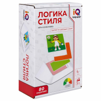 Настольная логическая игра IQ ТРЕНИНГ "Логика стиля", 1TOY, Т25561 (665738)