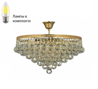 Потолочная люстра с лампочками Arti Lampadari Castellana E 1.3.46.501 G+Lamps