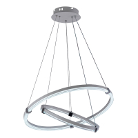 Подвесная диммируемая люстра с пультом ДУ Profit Light 6097/2 WHT+CHR 112W
