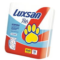 Коврики (пеленки) LUXSAN Premium для животных 40х60, 15 шт LSN750281 (Т0000056430)