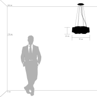 Подвесная люстра Lightstar с поддержкой Алисы, Nubi 802160