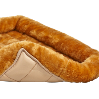 MidWest лежанка Pet Bed меховая 56х33 см коричневая