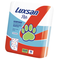 Коврики (пеленки) LUXSAN Premium для животных 60х90, 10 шт LSN750328