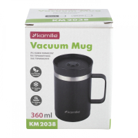 Термокружка 360ml из нержавеющей стали Kamille 2038