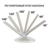Демосистема настольная на 10 панелей, с 10 цветными панелями А4, серая, BRAUBERG "SOLID", 236715 (236715)