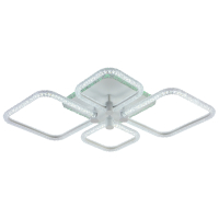 Светодиодная диммируемая люстра с ПДУ Profit Light 8049/2+2 WHT 100W+8W RGB