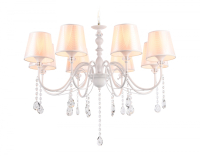 Подвесная люстра с абажуром и хрусталем Ambrella light TRADITIONAL TR4605