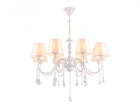 Подвесная люстра с абажуром и хрусталем Ambrella light TRADITIONAL TR4605