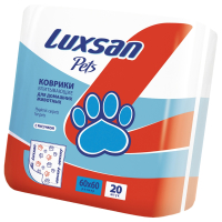 Коврики (пеленки) LUXSAN Premium для животных 60х60, 20 шт LSN750434 (Т0000056433)