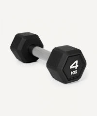 Гантель гексагональная DB-301PRO 4 кг, обрезиненная, черный Starfit ЦБ-00003798
