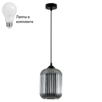 Подвесной светильник с лампочкой Arte lamp A1902SP-1BK+Lamps