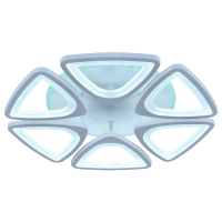 Светодиодная люстра с ПДУ Profit Light 8064/6 WHT 120W+8W RGB