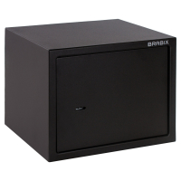Сейф мебельный BRABIX "SF-280KL", 280х350х300 мм, ключевой замок, черный, 291148, S103BR212314 (291148)