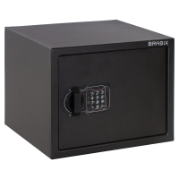 Сейф мебельный BRABIX "SF-280EL", 280х350х300 мм, электронный замок, черный, 291149, S103BR212414 (291149)