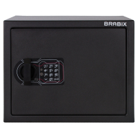 Сейф мебельный BRABIX "SF-280EL", 280х350х300 мм, электронный замок, черный, 291149, S103BR212414 (291149)