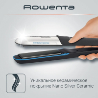 Выпрямитель для волос ROWENTA SF6220D0, 5 режимов нагрева, 130-230 °С, керамика, черный, 1830005680 (456483)