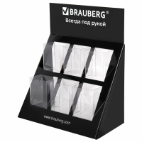 Подставка под письменные принадлежности BRAUBERG, 6 отделений, 39х35х17 см, 505921 (505921)