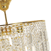 Подвесная люстра с лампочками Arti Lampadari Napoli E 1.5.46.501 G+Lamps