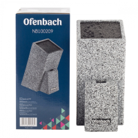 Подставка для ножей 10,6*10,6*25,7см с наполнителем OFENBACH 100209