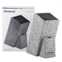 Подставка для ножей 10,6*10,6*25,7см с наполнителем OFENBACH 100209